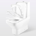 GoodHome WC Compact Toilet Teesta Rimless 3/6 l with Soft-Close Seat