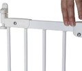 Baby Dan Safety Gate FlexiFit 105.5cm, metal, white