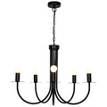 GoodHome Pendant Lamp Mashatu E14, black