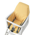 LANGUR Padded seat cover for highchair, yellow