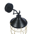 GoodHome Wall Lamp Yondair E27, black