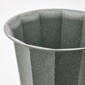 BUSKVERK Plant pot, in/outdoor grey, 9 cm