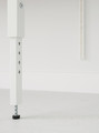 BOAXEL / LAGKAPTEN Wardrobe combination with table top, white, 207x62x201 cm