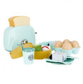 Happy Gourmet Little Kitchen Toaster Toy Breakfast Playset 3+