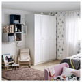 GRIMO  Door with hinges, white, 50x195 cm