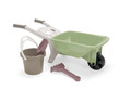 Dantoy Green Garden Wheelbarrow & Garden Accessories 2+