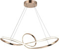 Pendant Lamp Arlena 1 x 45 W, pink gold