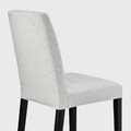 BERGMUND Chair, black, Orrsta light grey