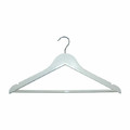 Wooden Clothes Hanger Cross 5pcs, white