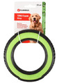 Flamingo Livia Ring Dog Toy 15cm, green-black