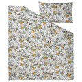 TROLLDOM 3-piece bedlinen set for cot, forest animal pattern/multicolour, 60x120 cm