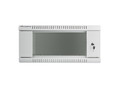 Lanberg Wall-mounted Rack 19'' 4U 600X450mm, grey