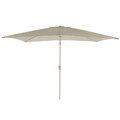 Garden Parasol Umbrella GoodHome Carambole 2 x 3 m, beige