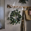 VINTERFINT Artificial wreath, in/outdoor eucalyptus, 45 cm