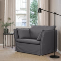 BACKSÄLEN 1,5-seat armchair, Hallarp grey