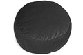 Large Pouffe, velvet, black