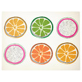 TORVFLY Place mat, patterned/multicolour, 40x30 cm