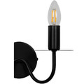 GoodHome Wall Lamp Mashatu 2-p E14, black