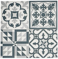 Gres Tile Wall/Floor Heritage 33.15 x 33.15 cm, black, 1.32 m2