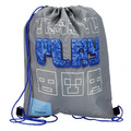 Drawstring Bag School Shoes/Clothes Bag Pixel