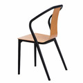 Chair Bella, black/natural