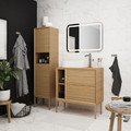 GoodHome Basin Cabinet with Drawers Avela 60 cm, oak effect