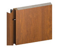 External Door O.K. Doors Temida Black P55 80, left, gold oak