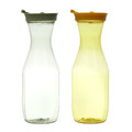 Water Bottle Carafe 1L, plastic, yellow