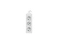 Lanberg Power Strip 3xFR, full CU, 3m, white