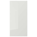 RINGHULT Door, high-gloss light grey, 30x60 cm