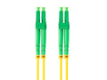 Lanberg Fiber Optic Patchcord Cable Sm Lc/Apc-Lc/Apc Duplex 3.0Mm 1m, yellow