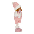 Decorative Figure Boy Christmas 38cm, pink