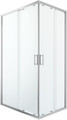 GoodHome Shower Enclosure Beloya 80x120x195cm, chrome/transparent