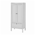 SUNDVIK Wardrobe, grey, 80x50x171 cm