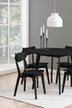 Dining Chair Roxby, black/black