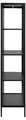 Display Cabinet Newcastle, high, black