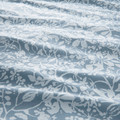 SOMMARSLÖJA Duvet cover and pillowcase, blue/floral pattern, 150x200/50x60 cm