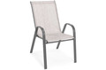 Garden Chair Porto, metal, grey