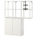 ENHET Wall storage combination, white, 120x30x150 cm