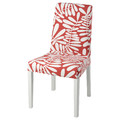 BERGMUND Chair cover, red/white