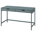 ALEX Desk, grey-turquoise, 132x58 cm