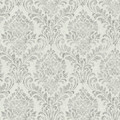 GoodHome Vinyl Wallpaper on Fleece Kamie, white/silver