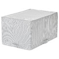 STUK  Storage case, white/grey, 34x51x28 cm