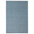 LANGSTED Rug, low pile, light blue, 133x195 cm