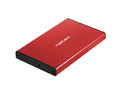 Natec External HDD Enclosure Rhino Go 2.5" USB 3.0, red