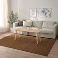 LANGSTED Rug, low pile, light brown, 170x240 cm