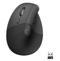 Logitech Optical Wireless Mouse Lift Graphite Left Handed 910-006474