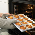 VARDAGEN Muffin tin, silver-colour, 38x29 cm