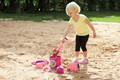 Lena Sand Toys Set Pony, asssorted colours, 24m+