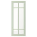 STENSUND Glass door, light green, 40x100 cm